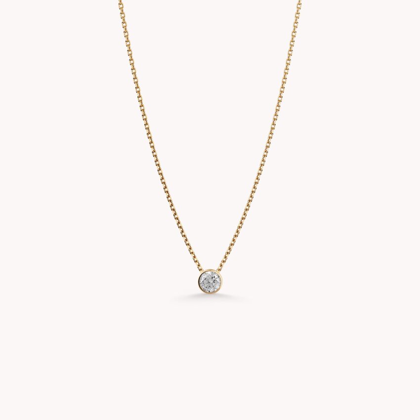 Zlatna ogrlica Jednostavnost Žuto zlato