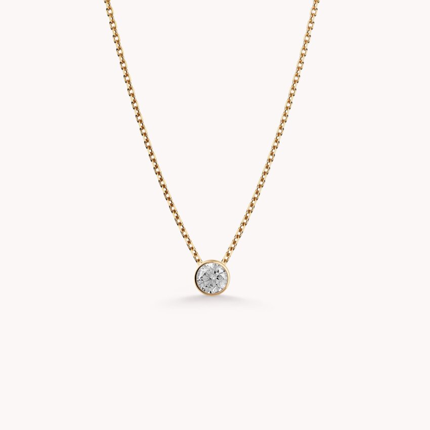 Zlatna ogrlica Jednostavnost Žuto zlato