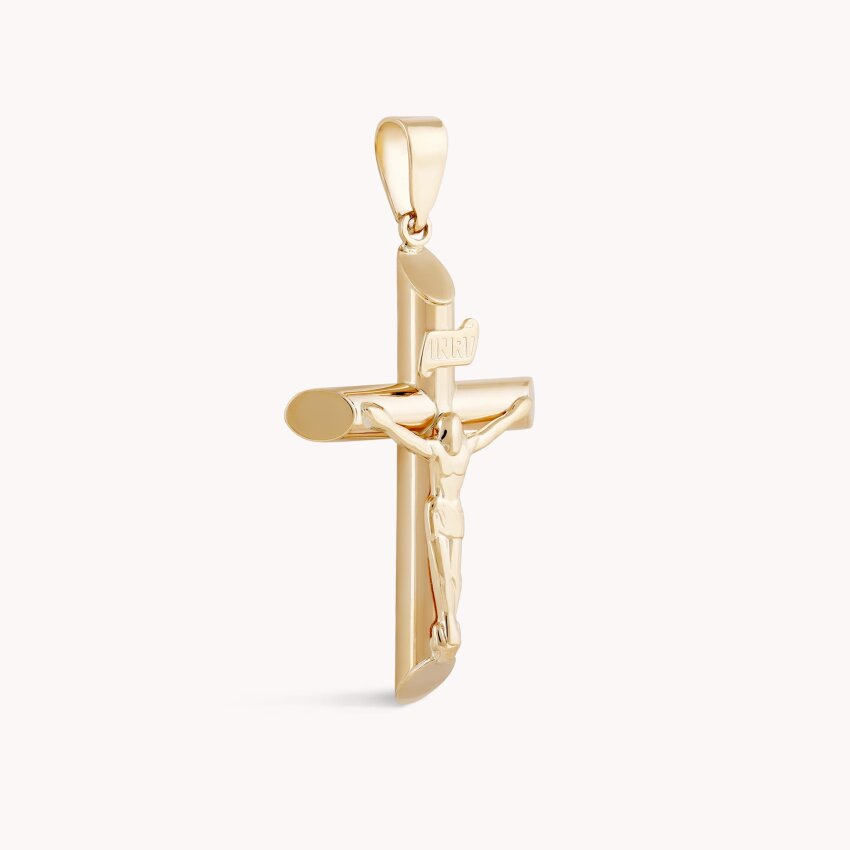 Zlatni privjesak Križ