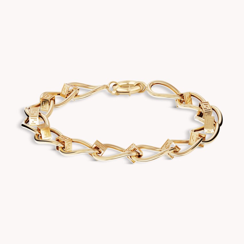 Zlatna narukvica Antikni uzorak