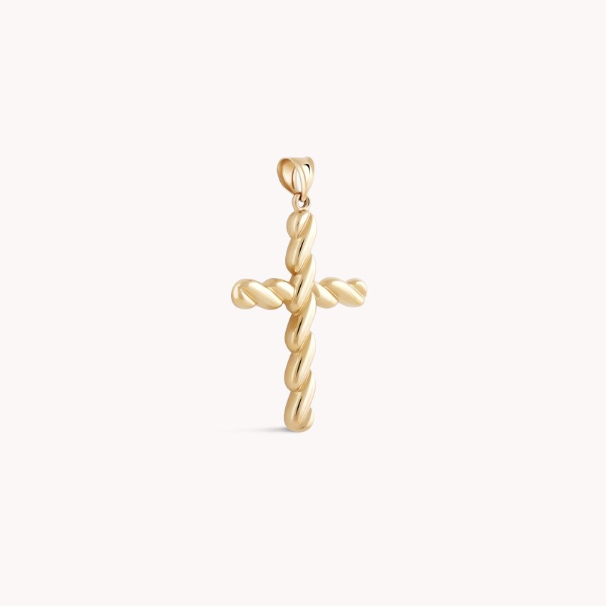 Zlatni privjesak Križ