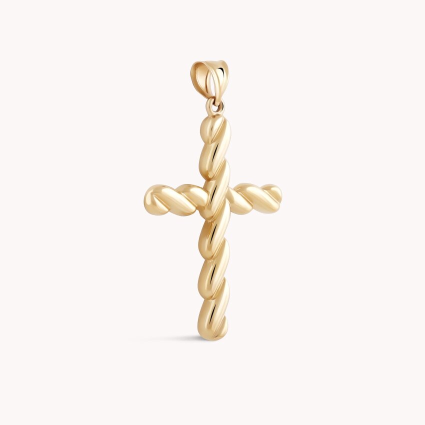 Zlatni privjesak Križ