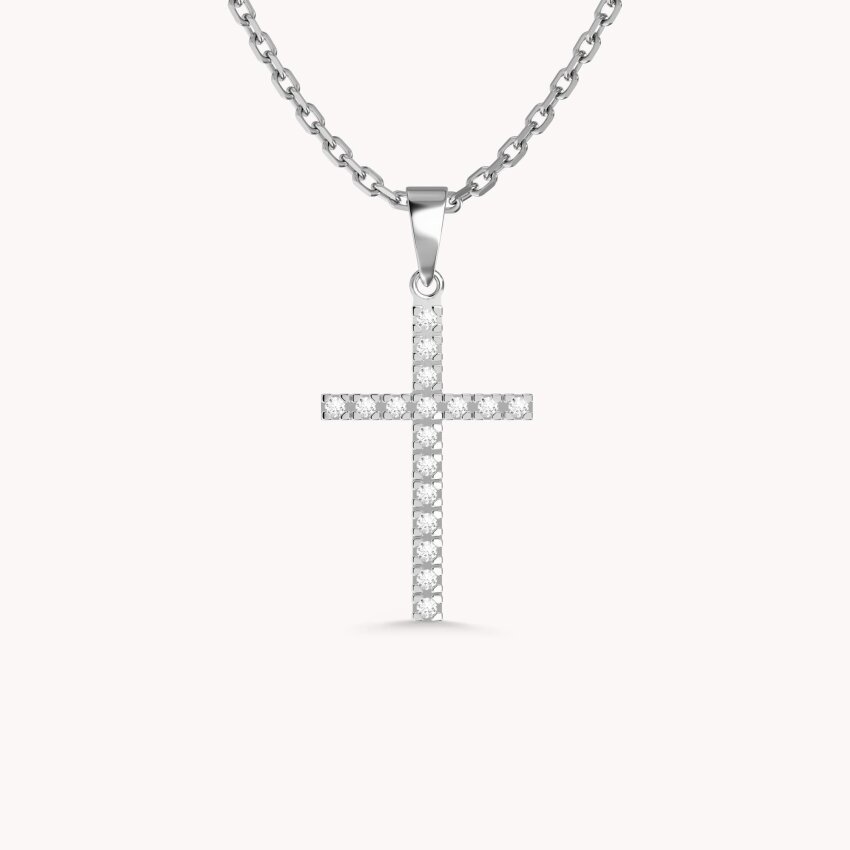 Zlatni privjesak Križ