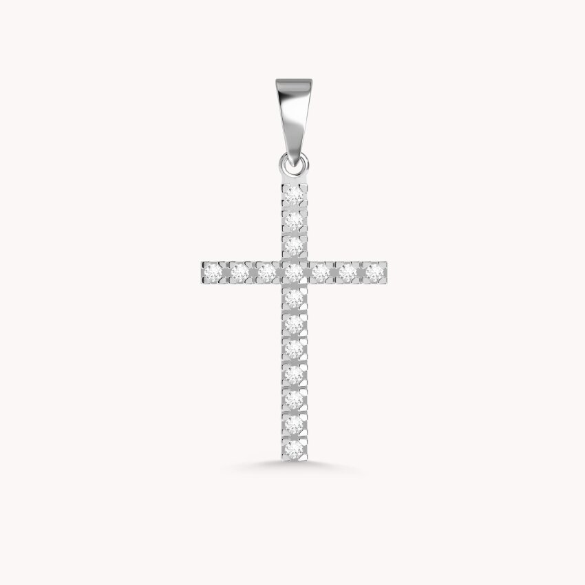 Zlatni privjesak Križ