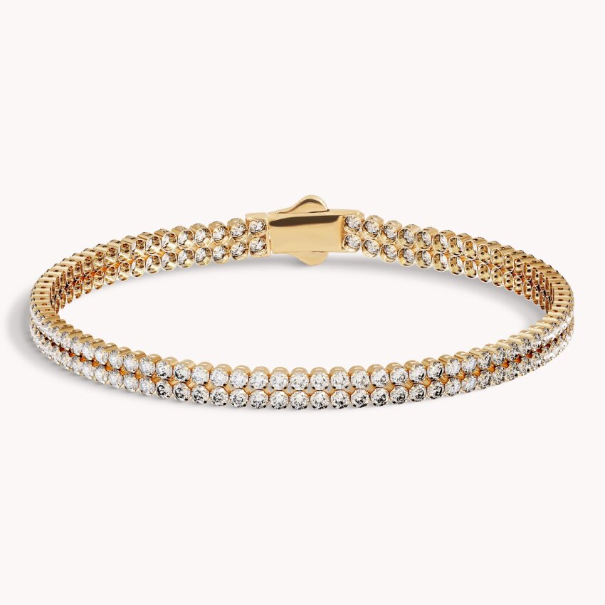 Zlatna narukvica Tennis u dva niza