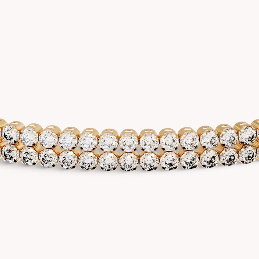 Zlatna narukvica Tennis u dva niza