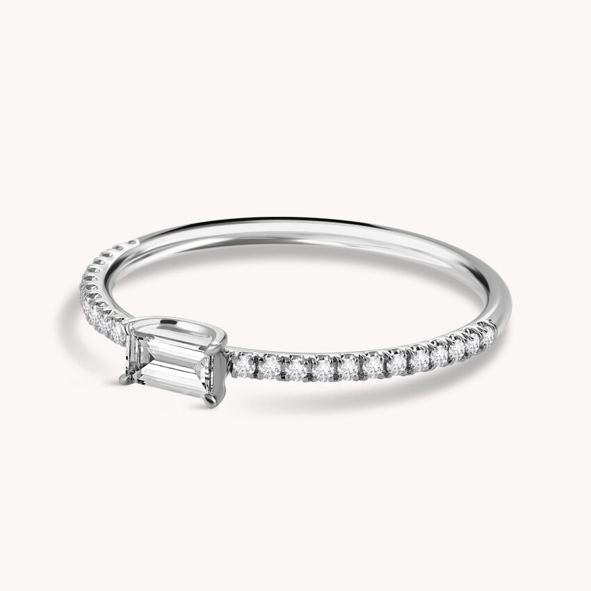 Dijamantni prsten Veza Bijelo zlato