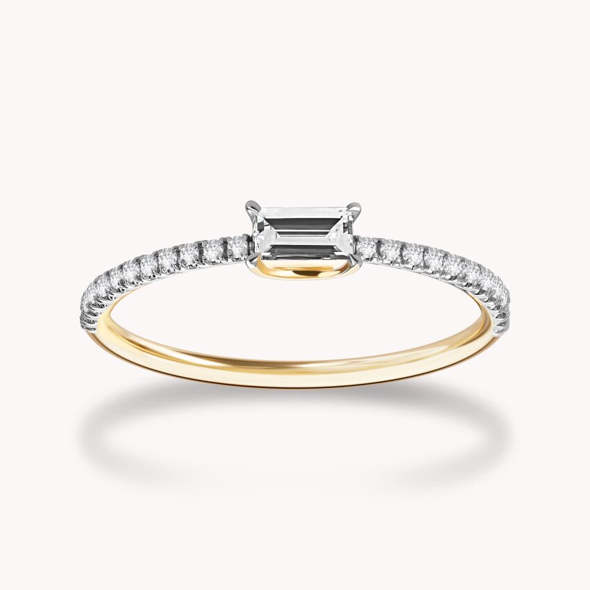 Dijamantni prsten Veza Žuto zlato