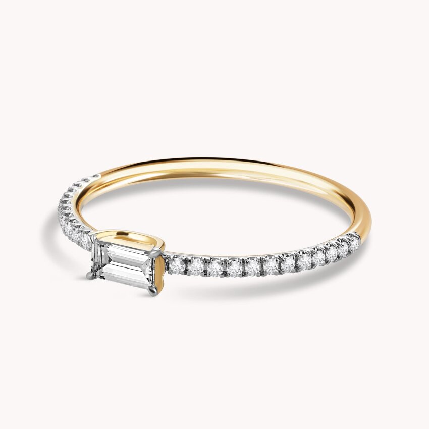 Dijamantni prsten Veza Žuto zlato