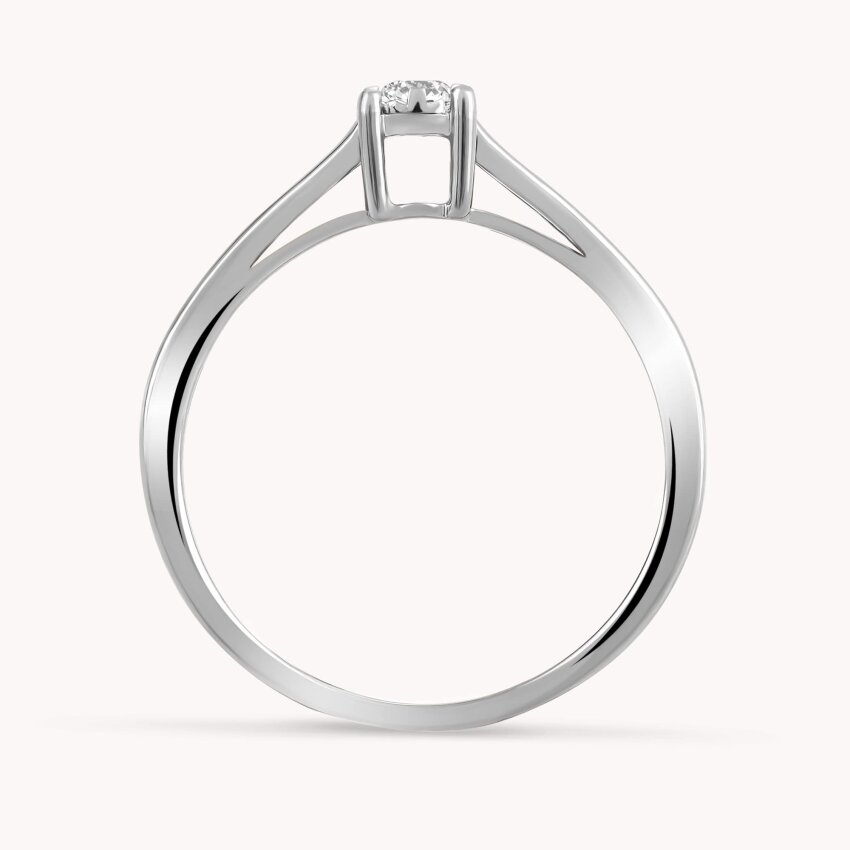 Dijamantni prsten Dragost Bijelo zlato