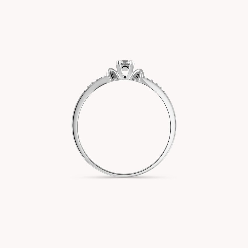 Dijamantni prsten Vezanost Bijelo zlato