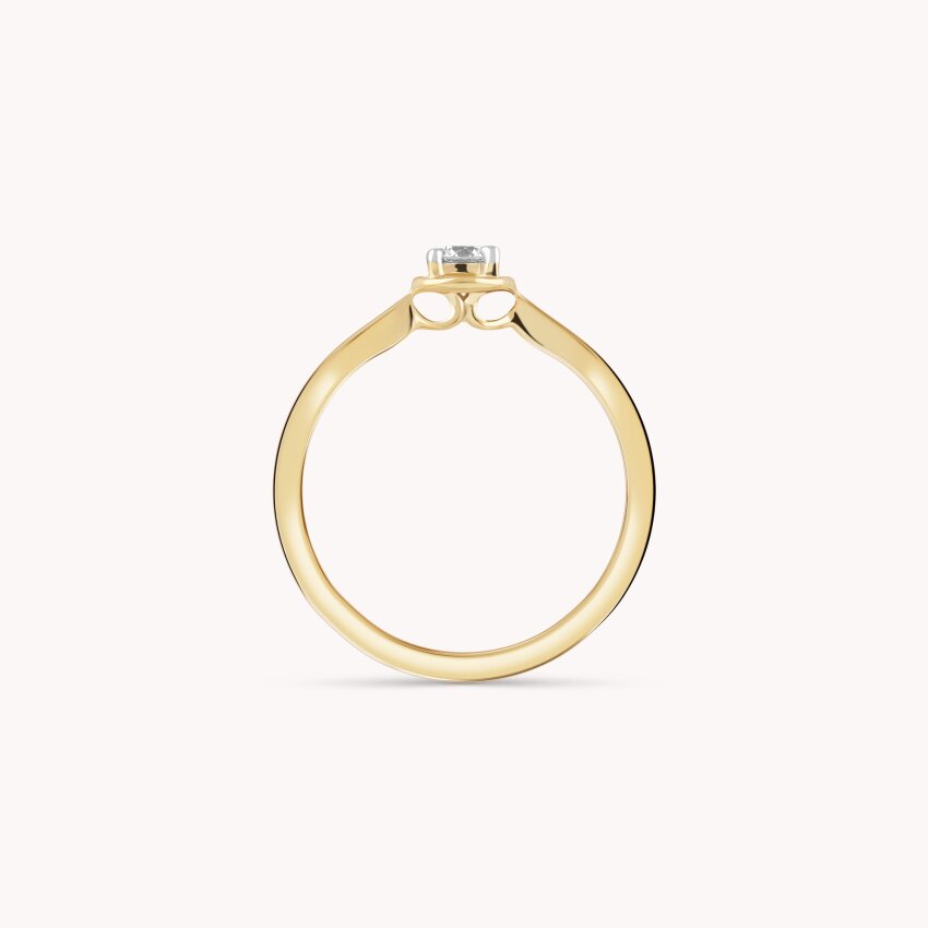 Dijamantni prsten Radost Žuto zlato