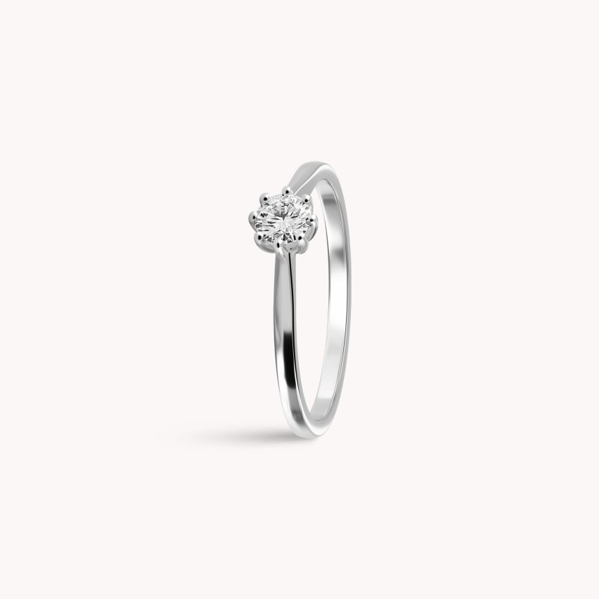 Dijamantni prsten Odanost Bijelo zlato