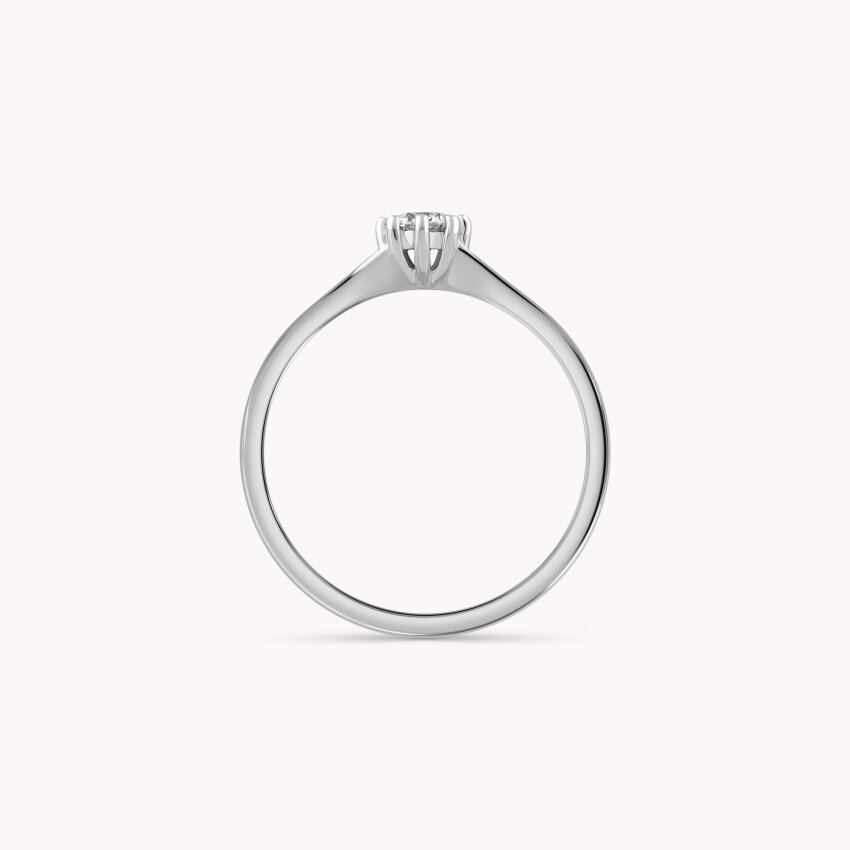 Dijamantni prsten Odanost Bijelo zlato