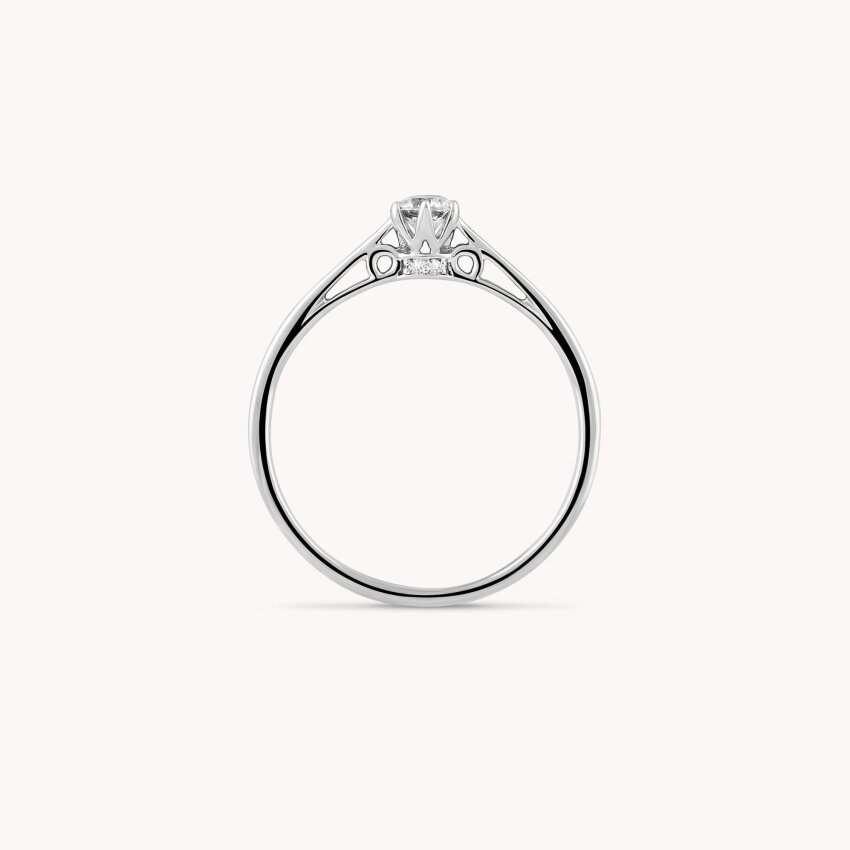 Dijamantni prsten Zavjet ljubavi Bijelo zlato