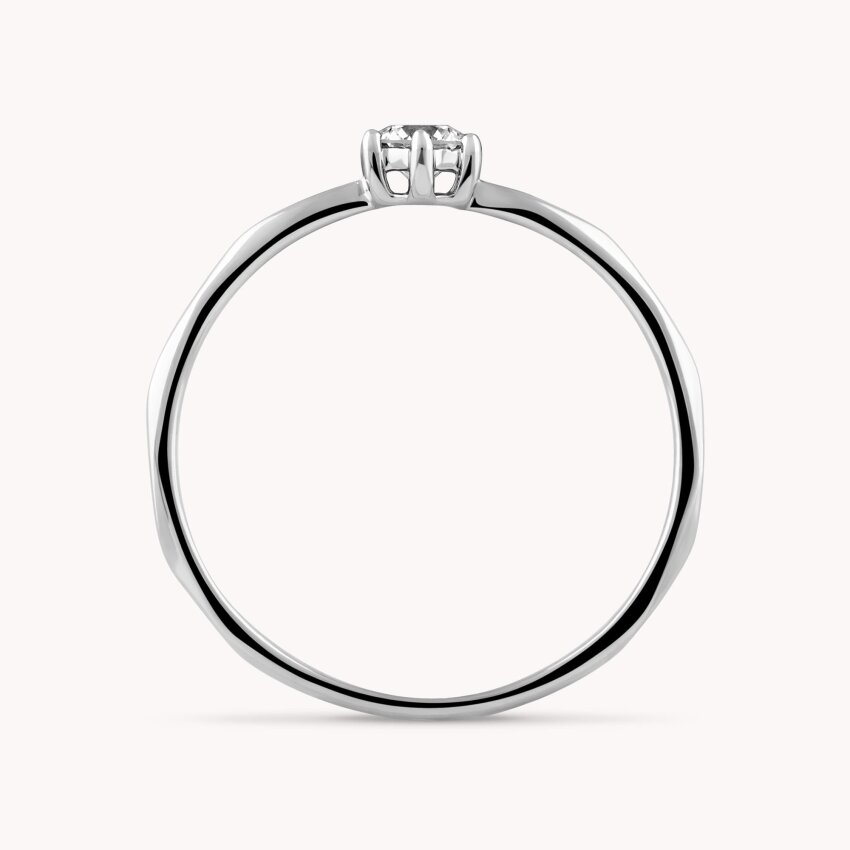 Dijamantni prsten Ljepota ljubavi Bijelo zlato