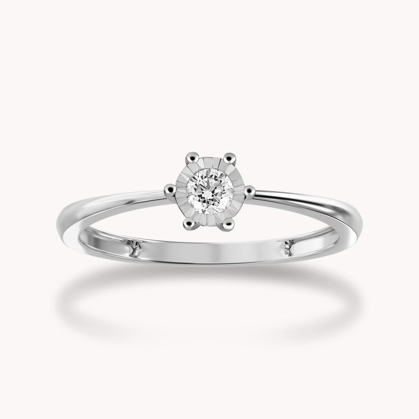 Dijamantni prsten Velika ljubav Bijelo zlato