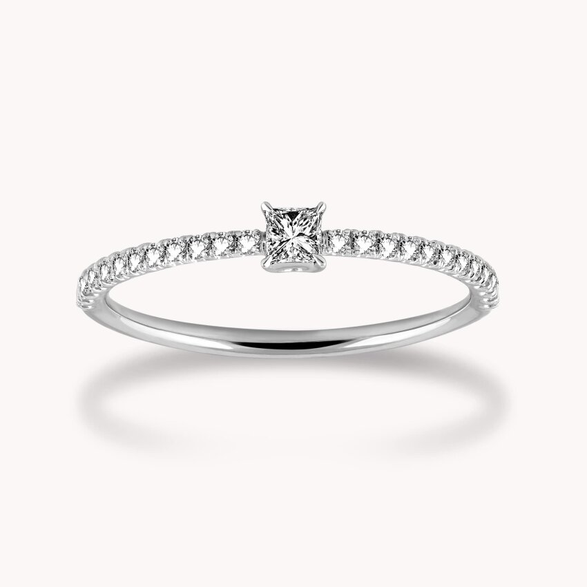 Dijamantni prsten Ljupkost Bijelo zlato