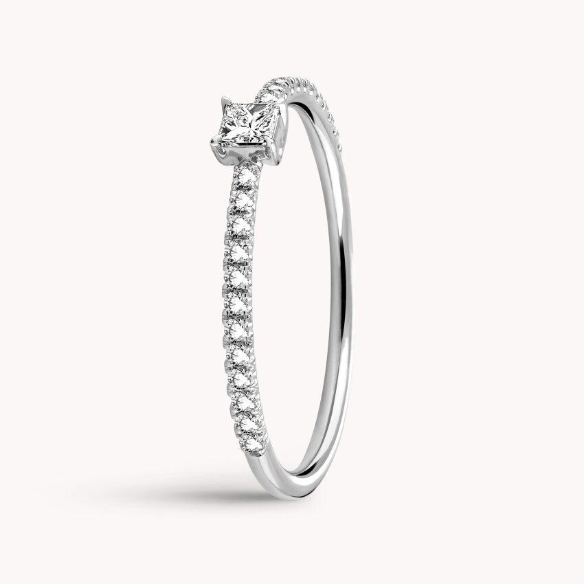 Dijamantni prsten Ljupkost Bijelo zlato