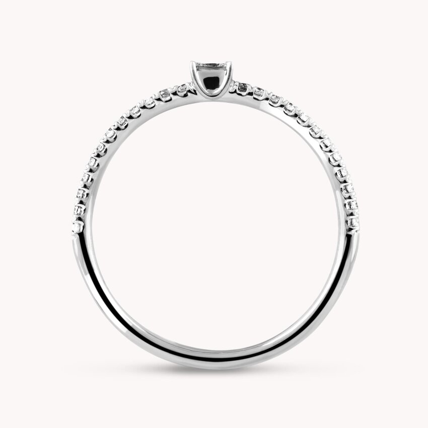 Dijamantni prsten Ljupkost Bijelo zlato