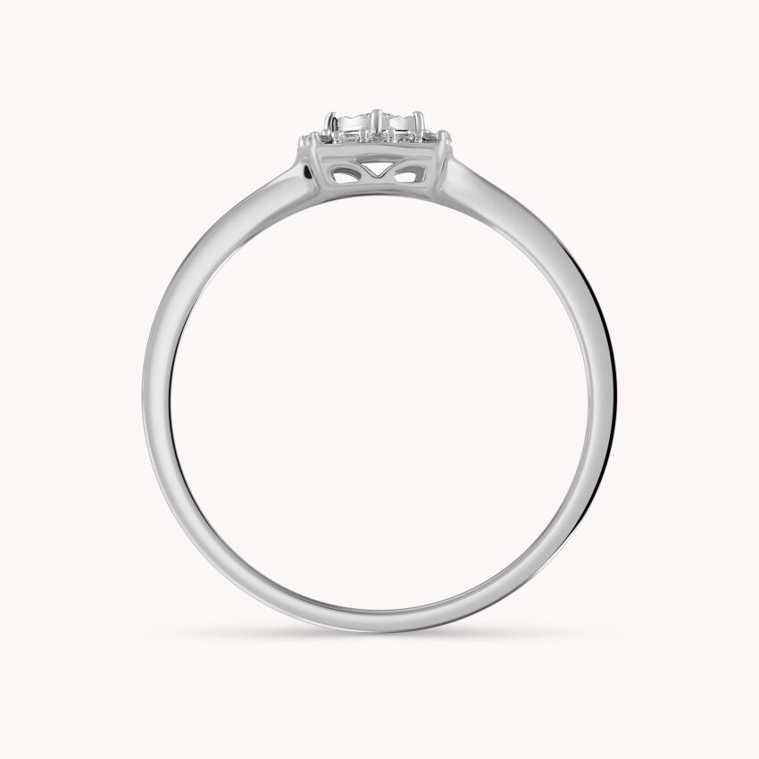 Dijamantni prsten Zaljubljenost Bijelo zlato