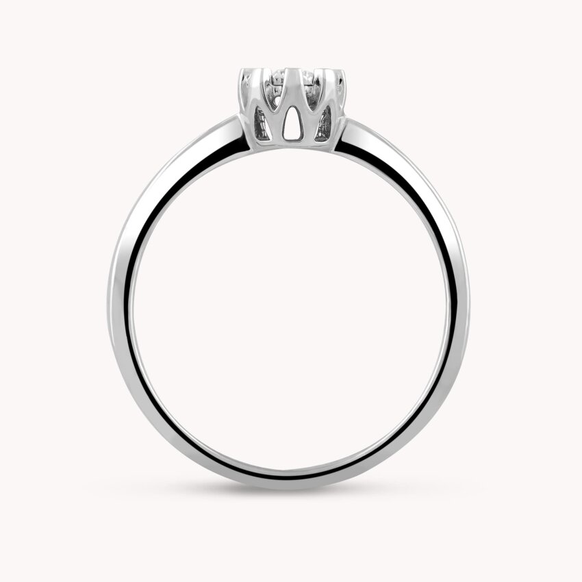 Dijamantni prsten Esencija ljubavi Bijelo zlato