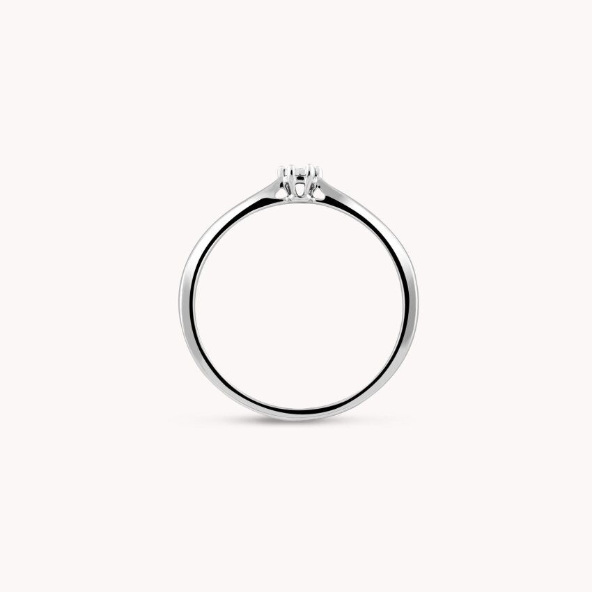 Dijamantni prsten Čudesna ljubav Bijelo zlato