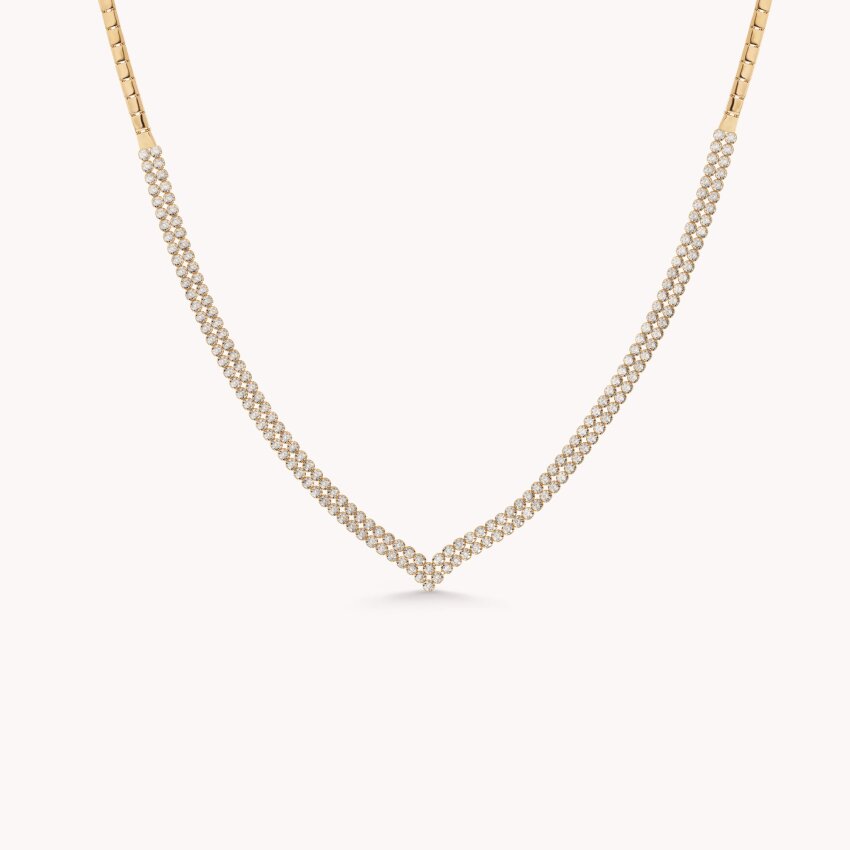 Zlatna ogrlica Sjajna Žuto zlato