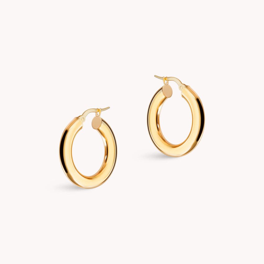 Zlatne naušnice alke Klasičan stil