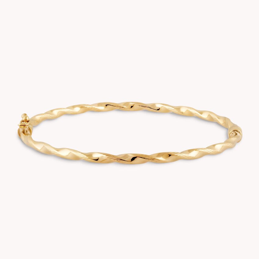 Zlatna narukvica Valoviti uzorak