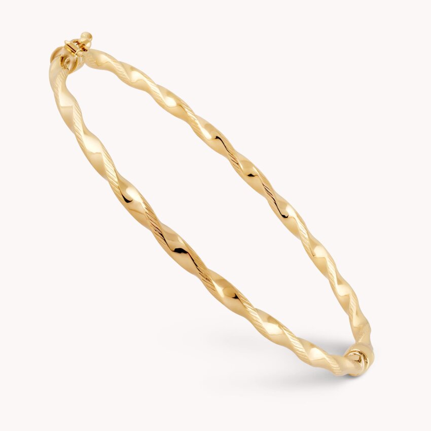 Zlatna narukvica Valoviti uzorak