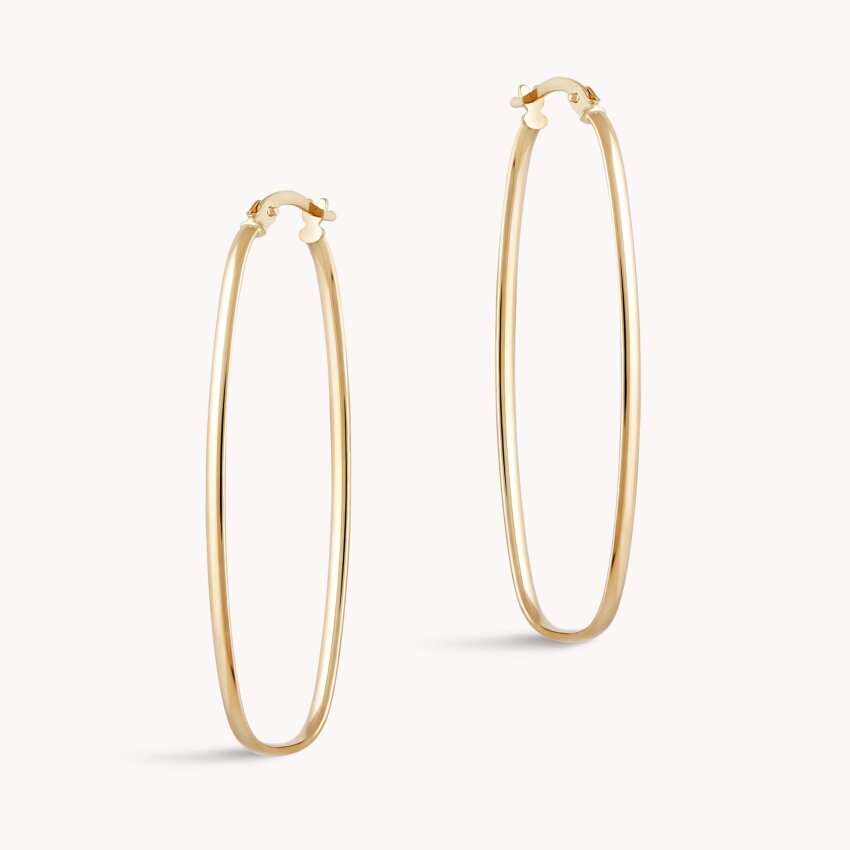 Zlatne naušnice alke Izdužene