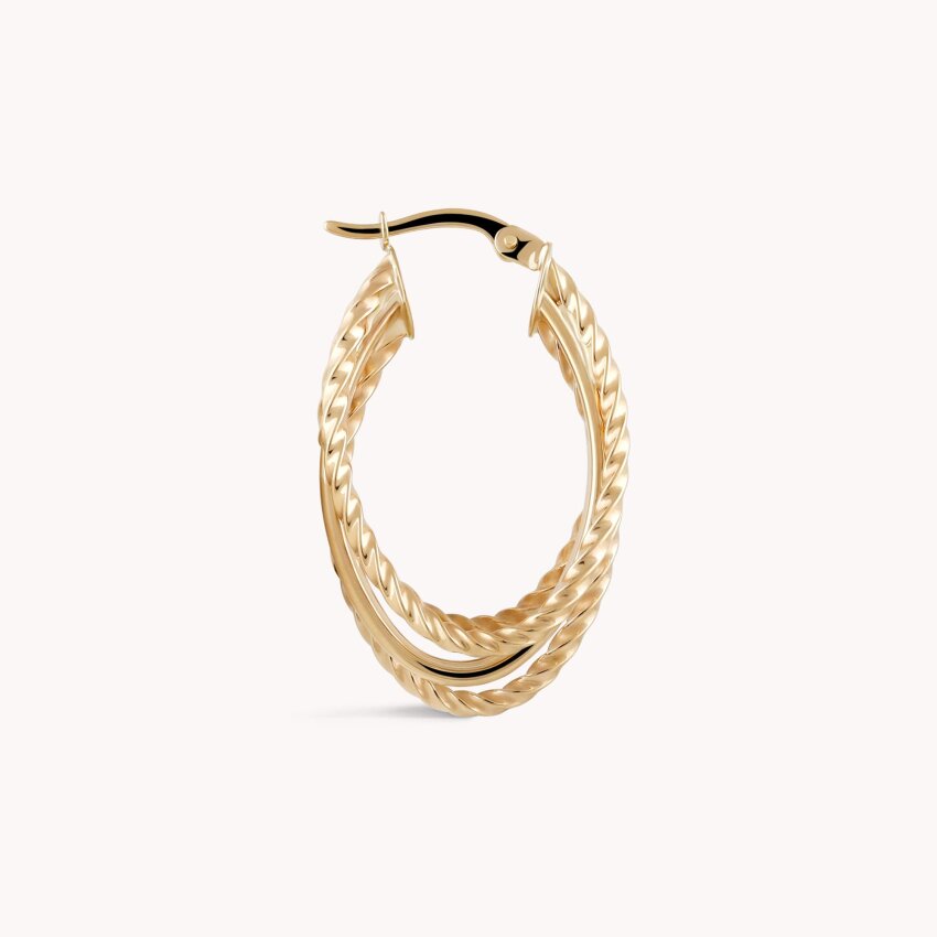 Zlatne naušnice alke Razni uzorci zlata