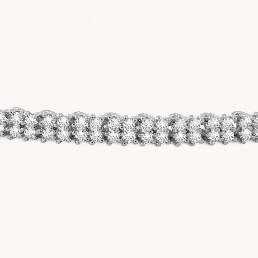 Zlatna narukvica Elegancija Bijelo zlato