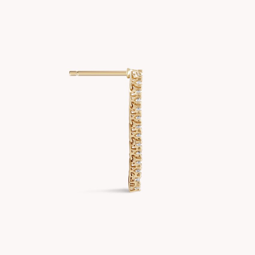 Zlatne naušnice Elegancija Žuto zlato