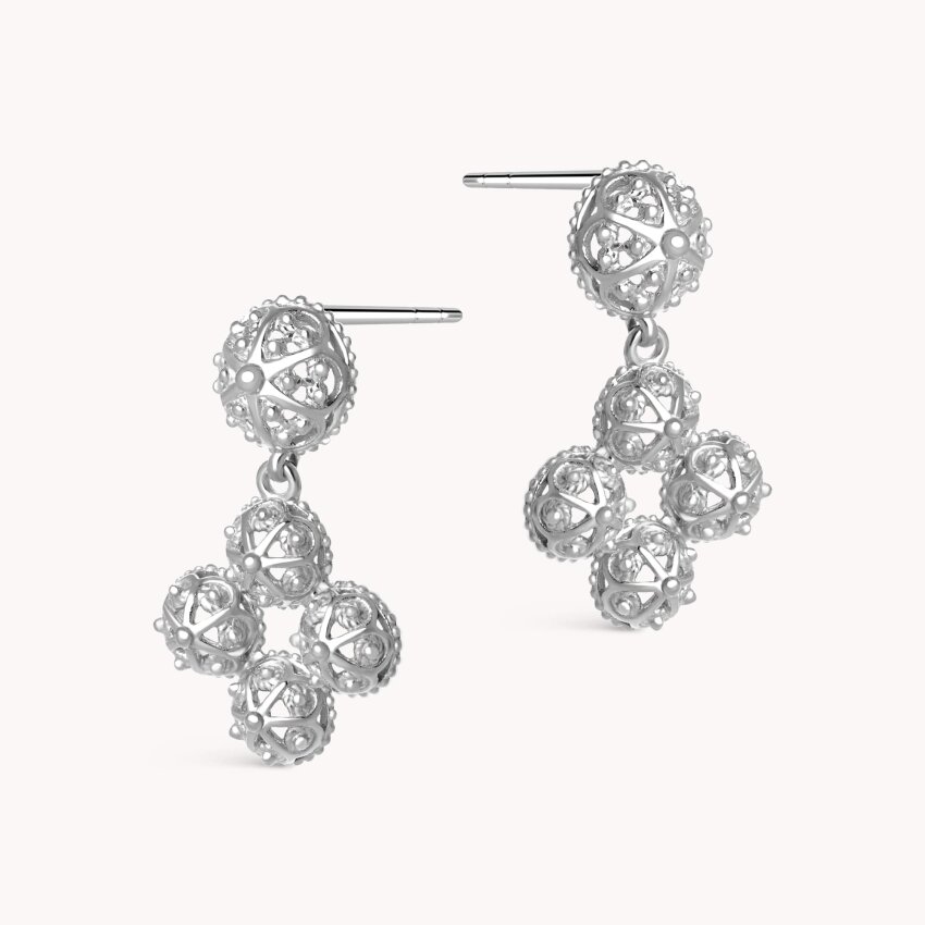 Srebrne naušnice Šibenski botuni