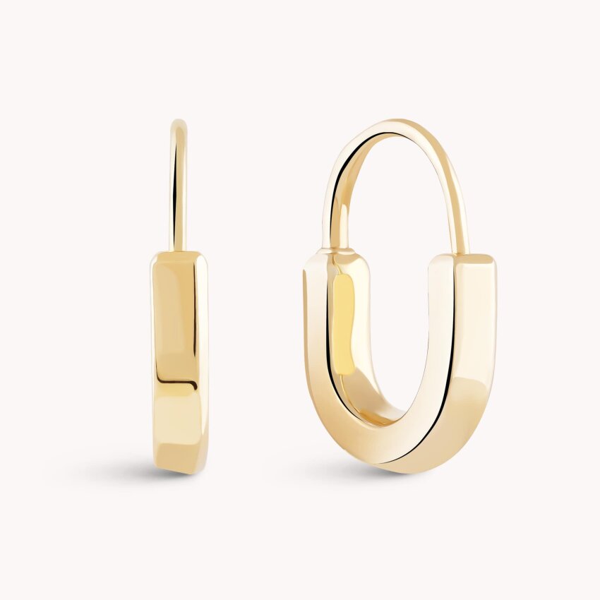 Zlatne naušnice alke Moderne linije
