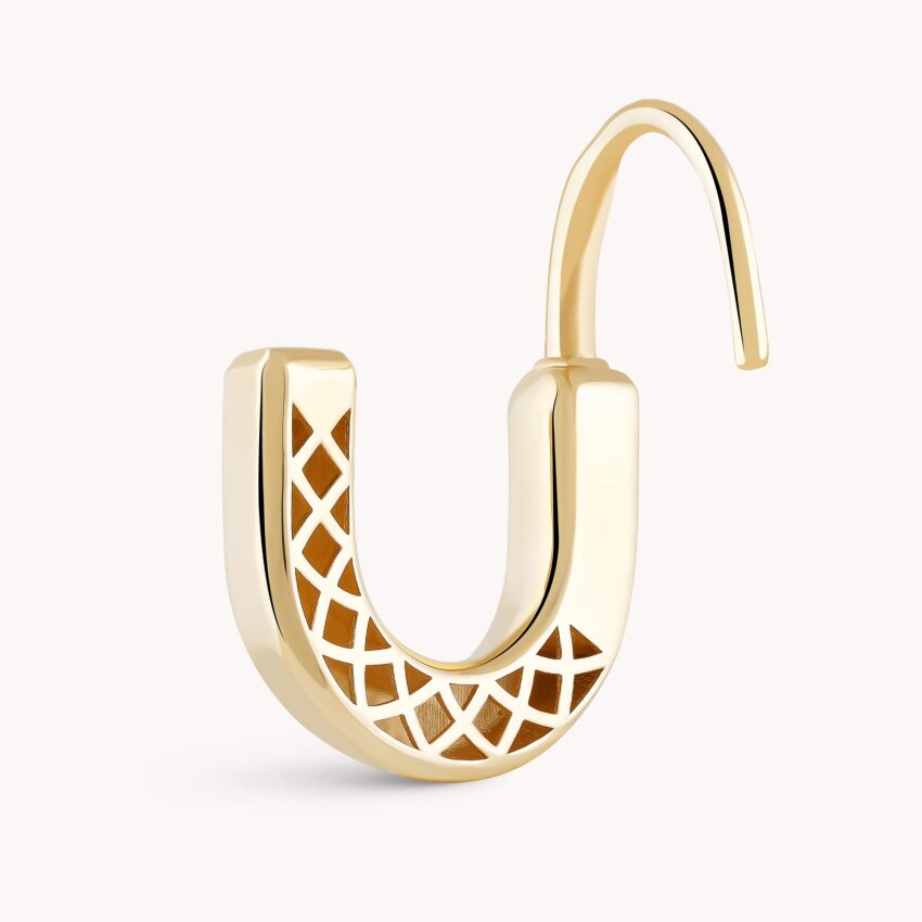 Zlatne naušnice alke Moderne linije