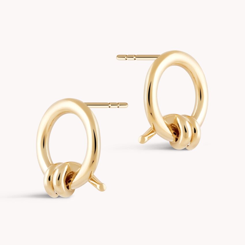 Zlatne naušnice Čvor od zlata