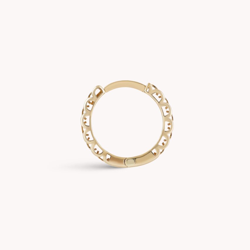 Zlatne naušnice Jednostavnost