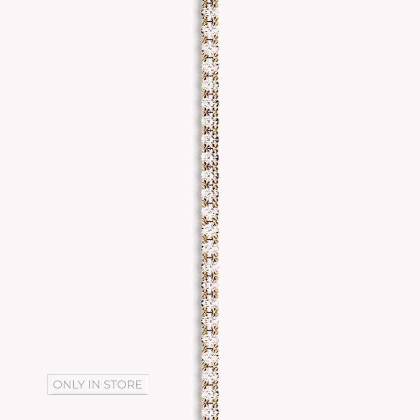 Dijamantna narukvica Ljepota Žuto zlato