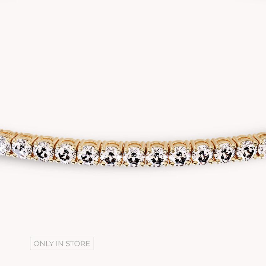 Dijamantna narukvica Ljepota Žuto zlato