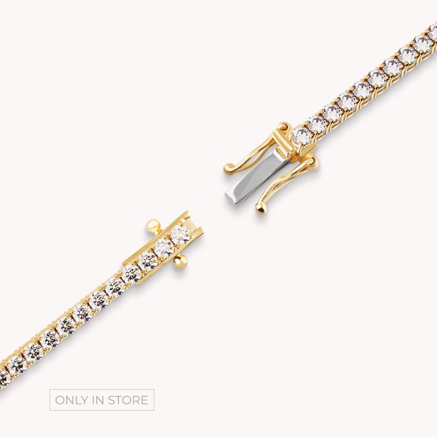 Dijamantna narukvica Ljepota Žuto zlato