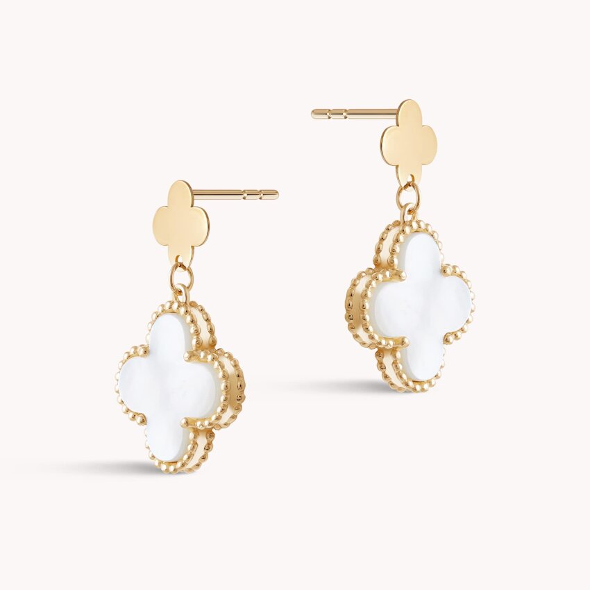 Zlatne naušnice Bijele djeteline