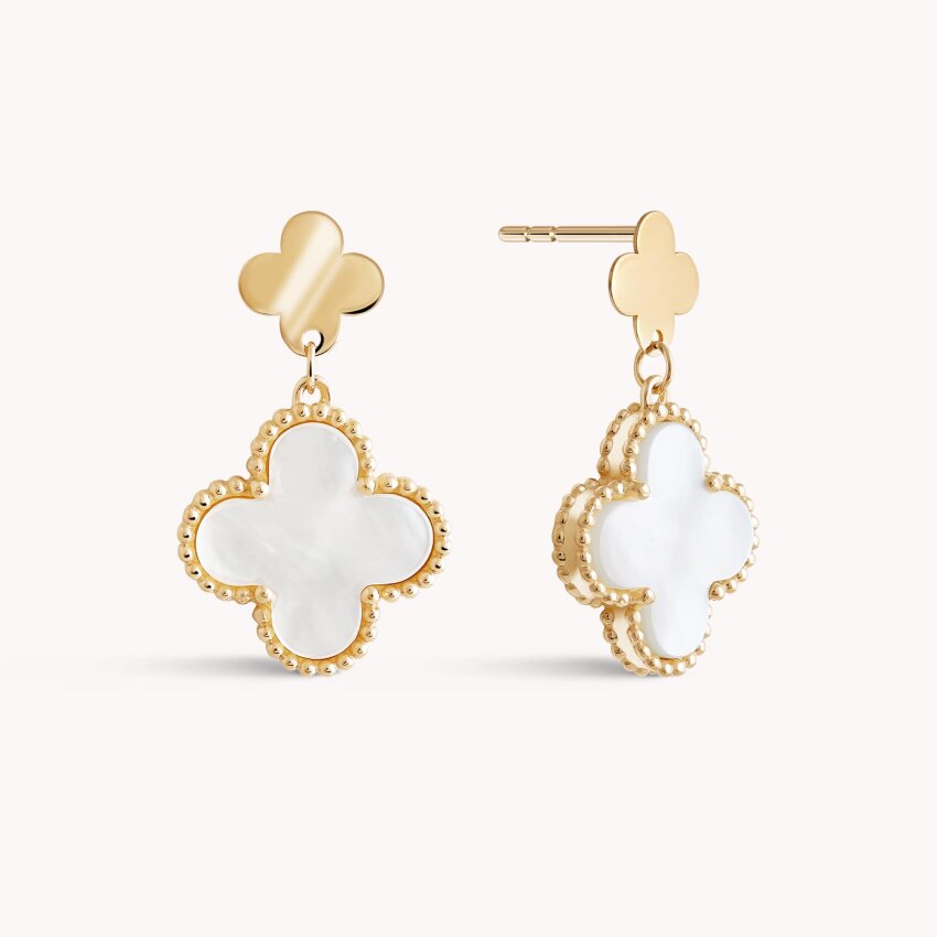 Zlatne naušnice Bijele djeteline