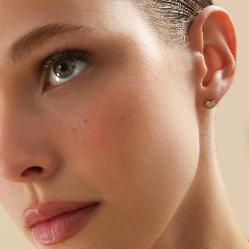 Zlatne naušnice Svjetlucavo srce