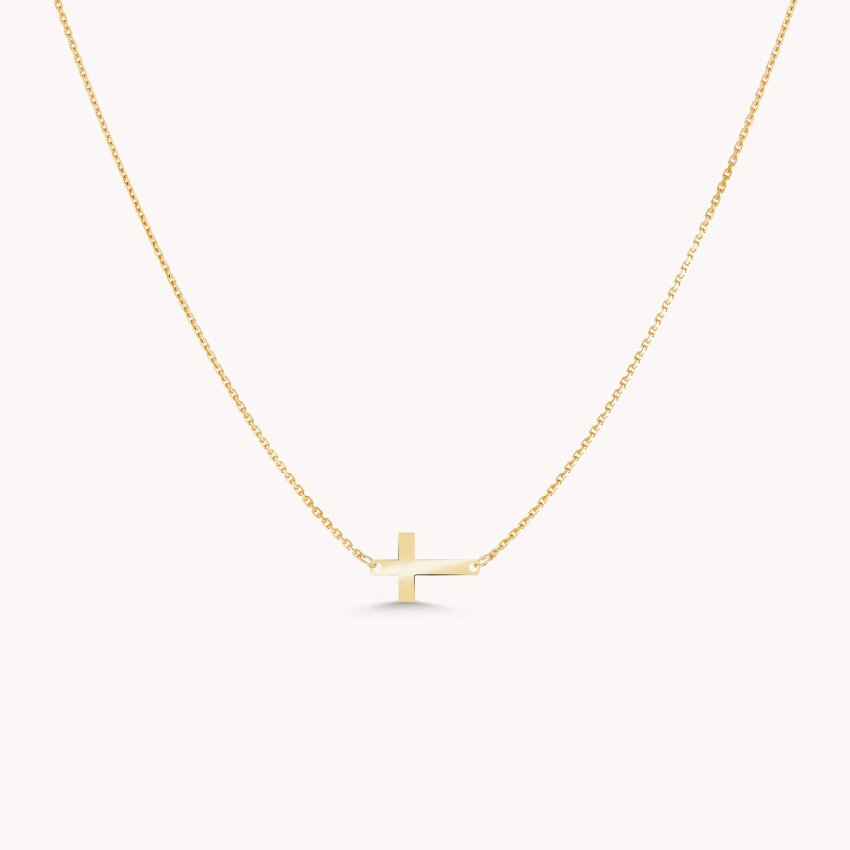 Zlatna ogrlica Križ