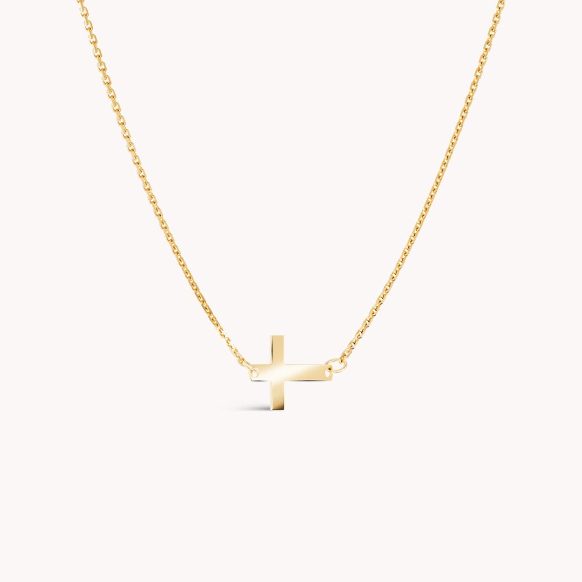 Zlatna ogrlica Križ