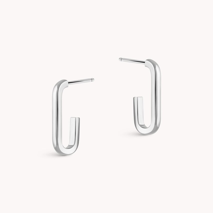 Srebrne naušnice alke Uvijene