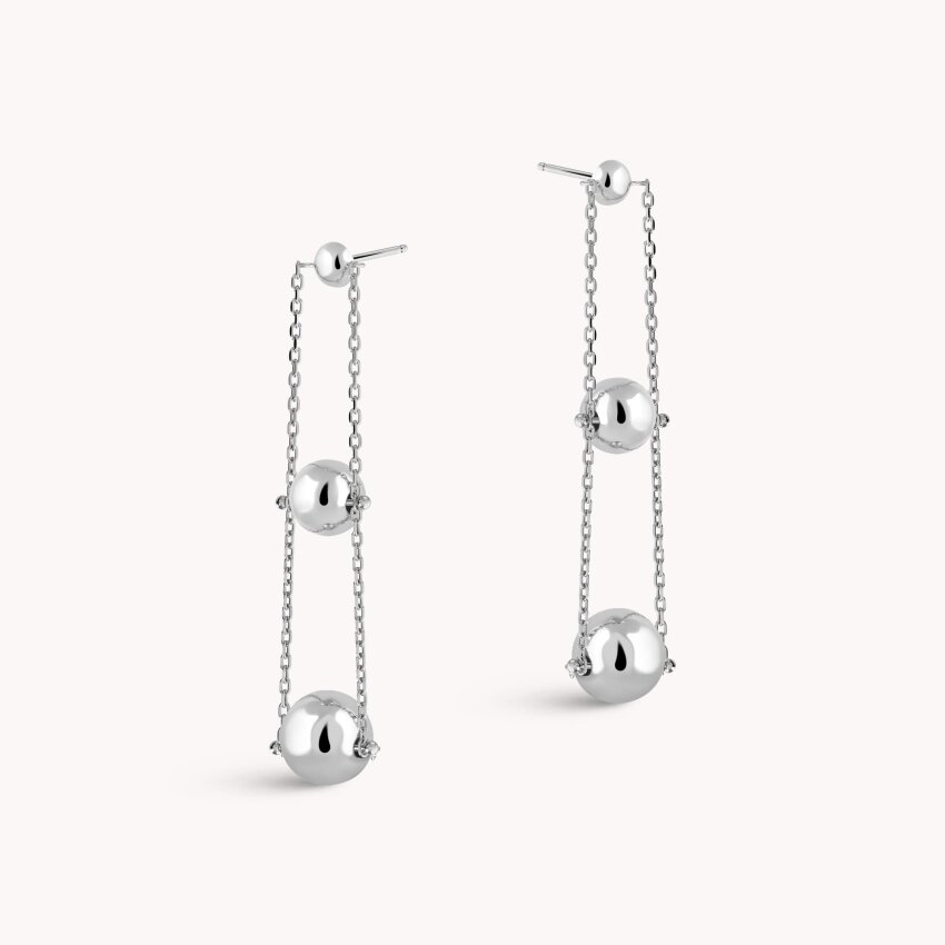 Srebrne naušnice Kuglice